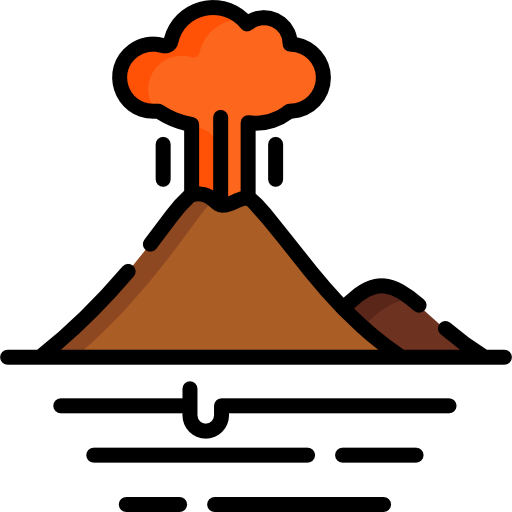 vulcão Special Lineal color Ícone