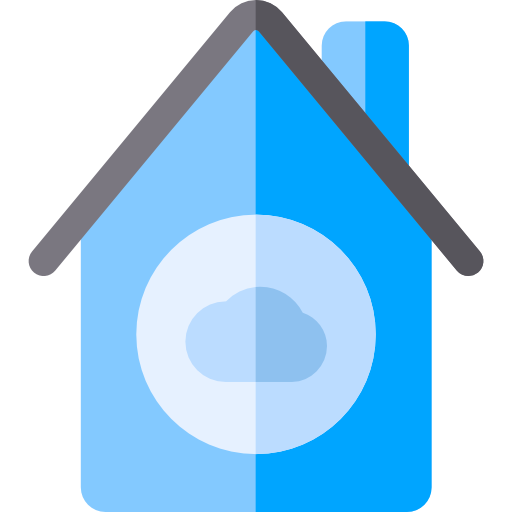 똑똑한 집 Basic Rounded Flat icon