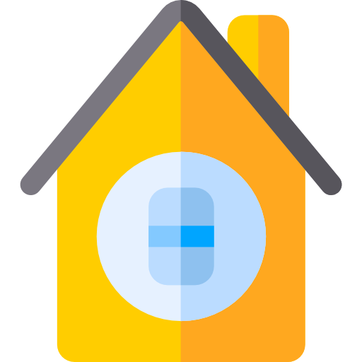 intelligentes zuhause Basic Rounded Flat icon