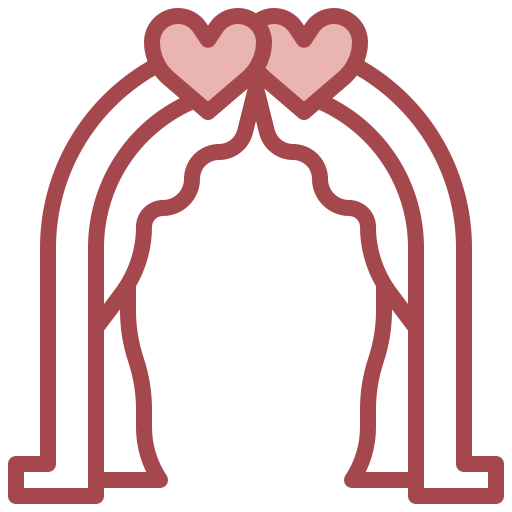 arco de casamento Surang Red Ícone