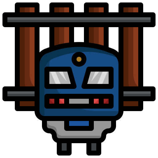 Railroad Surang Lineal Color icon