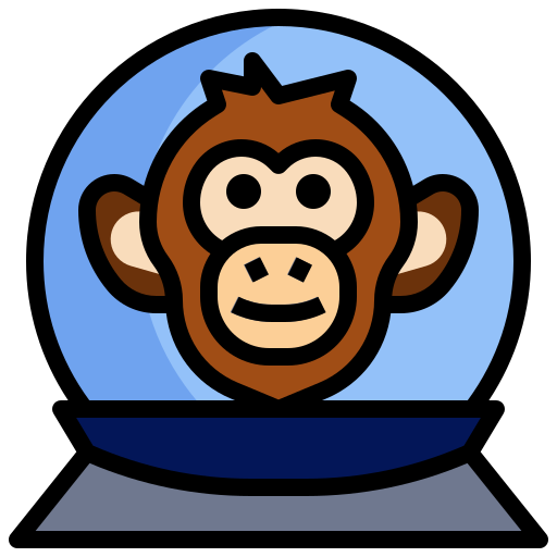 Monkey Surang Lineal Color icon