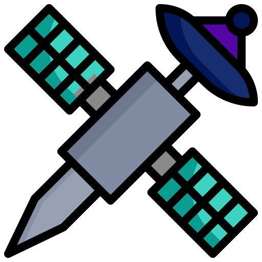 satélite Surang Lineal Color icono