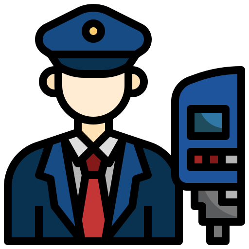 Station master Surang Lineal Color icon