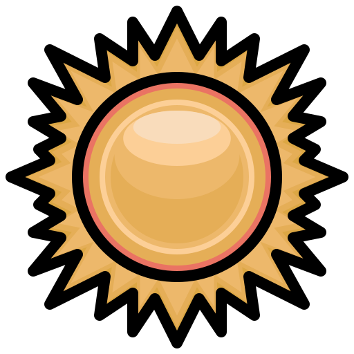Sun Surang Lineal Color icon