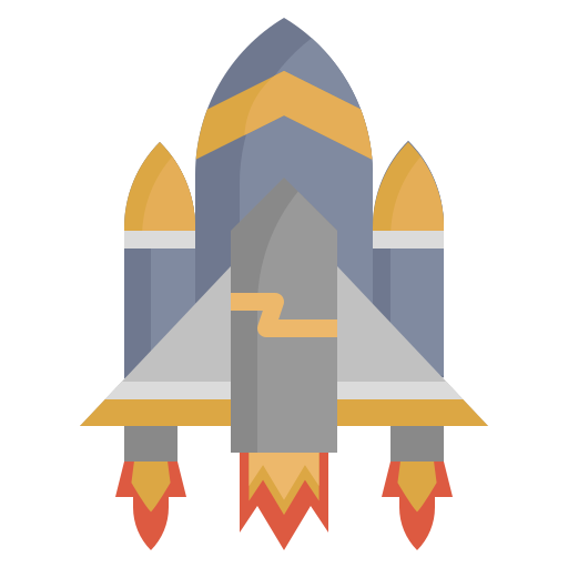 transbordador espacial Surang Flat icono