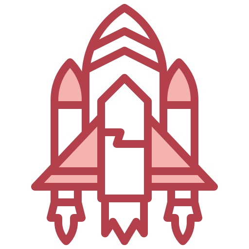 space shuttle Surang Red icon