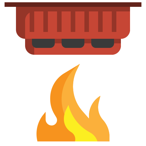 火災センサー Surang Flat icon