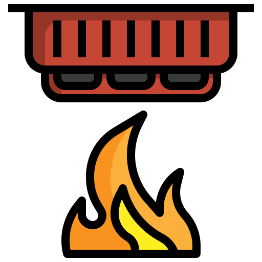 sensor de fuego Surang Lineal Color icono
