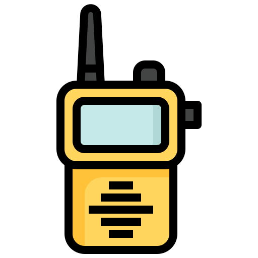 walkie talkie Surang Lineal Color icono