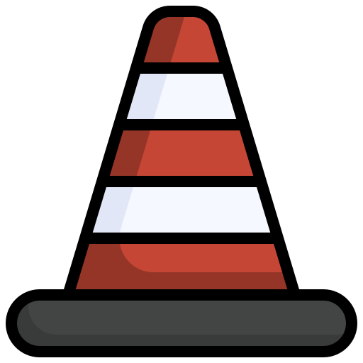 cono di traffico Surang Lineal Color icona