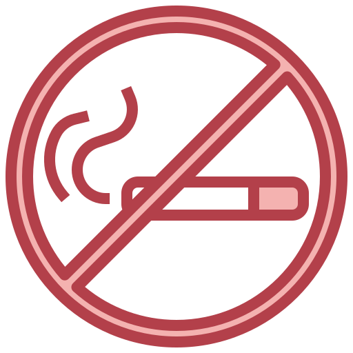 proibido fumar Surang Red Ícone