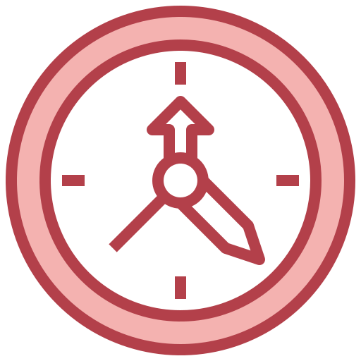 Clock Surang Red icon