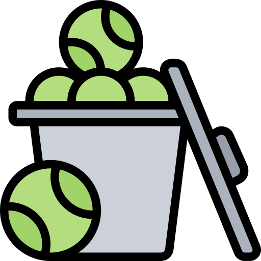 tennis ball Meticulous Lineal Color icon