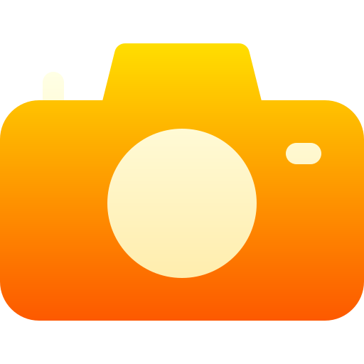 aparat fotograficzny Basic Gradient Gradient ikona