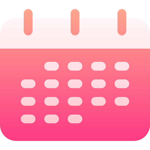 calendrier Basic Gradient Gradient Icône