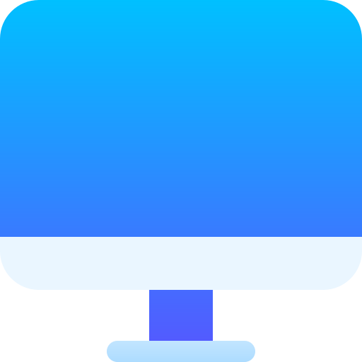 ordinateur Basic Gradient Gradient Icône