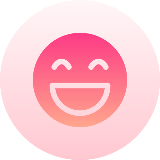 Smiley Basic Gradient Circular icon