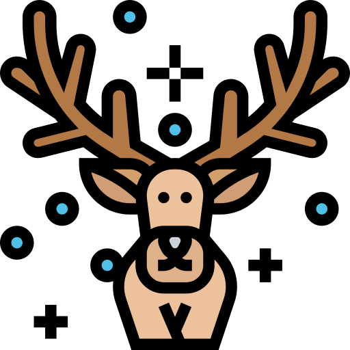 Reindeer Meticulous Lineal Color icon