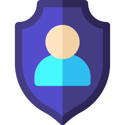 seguridad personal Basic Rounded Flat icono