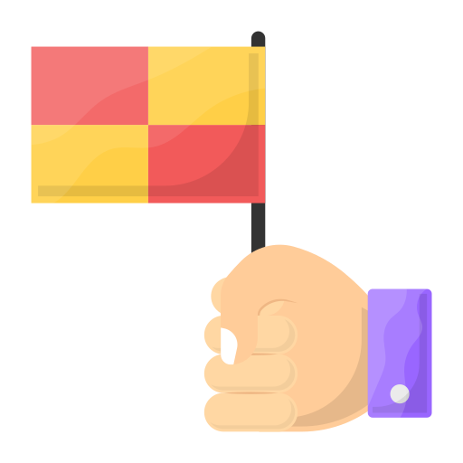 drapeau de hors-jeu Generic Flat Icône