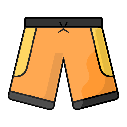 Shorts Generic Thin Outline Color icon
