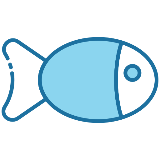 peixe Generic Blue Ícone