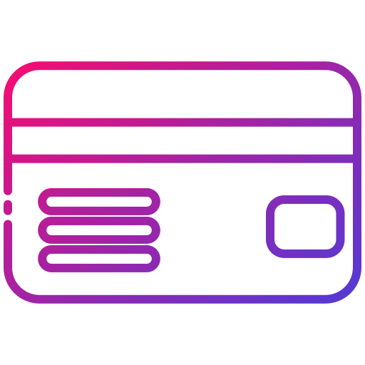 Debit card Generic Gradient icon