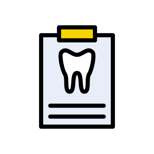 歯医者 Vector Stall Lineal Color icon