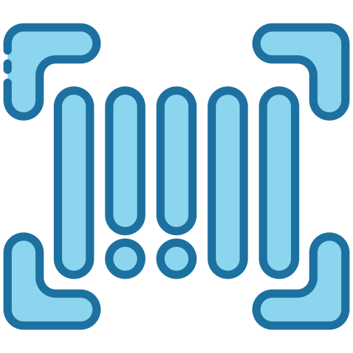 Barcode Generic Blue icon