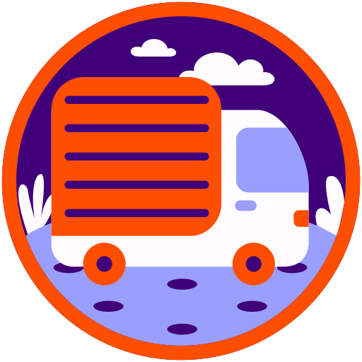 배달 트럭 Generic Circular icon