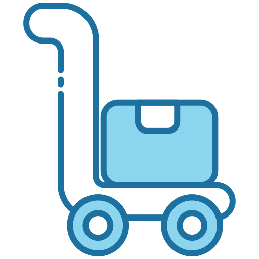 Trolley cart Generic Blue icon