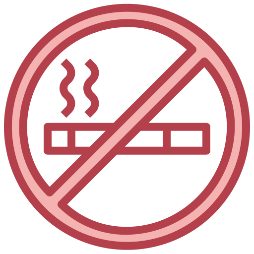 proibido fumar Surang Red Ícone