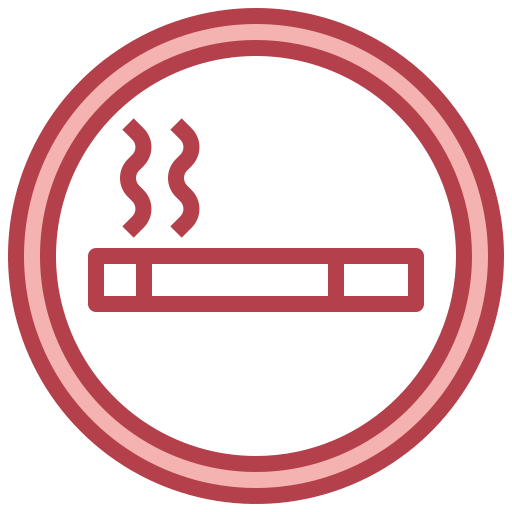 Área de fumadores Surang Red icono