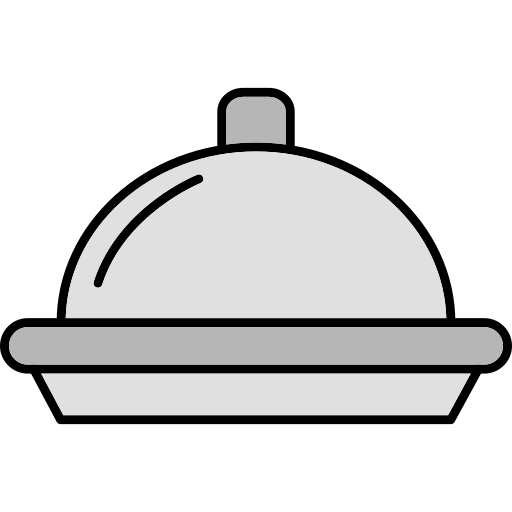 bandeja de comida Generic Thin Outline Color icono