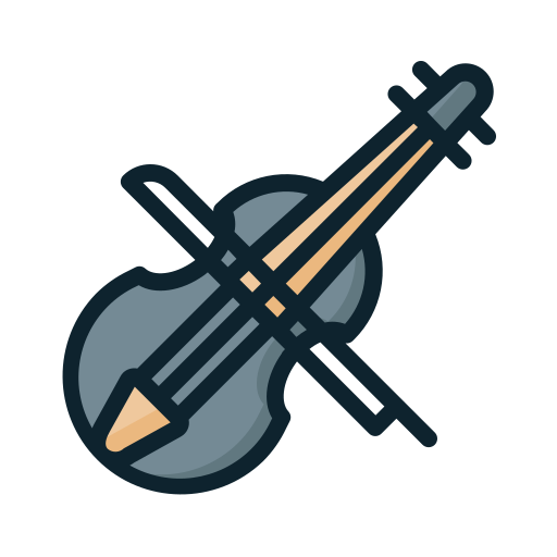 바이올린 활 Generic Outline Color icon