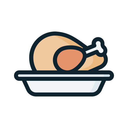 Roast chicken Generic Outline Color icon