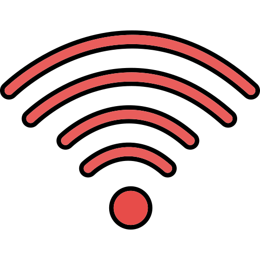 wifi Generic Thin Outline Color icono