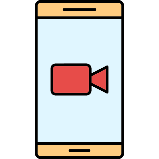 videoanruf Generic Thin Outline Color icon