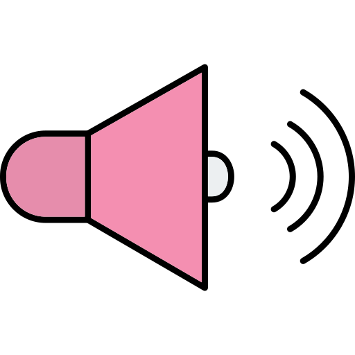 Audio Generic Thin Outline Color icon