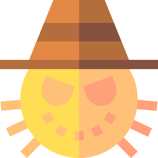 Scarecrow Basic Straight Flat icon