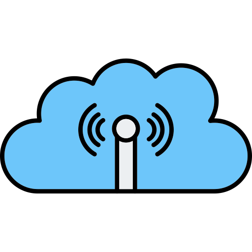 Cloud Generic Thin Outline Color icon