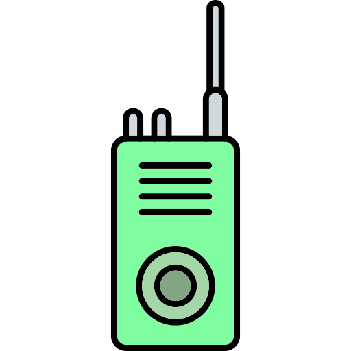 walkie talkie Generic Thin Outline Color icono