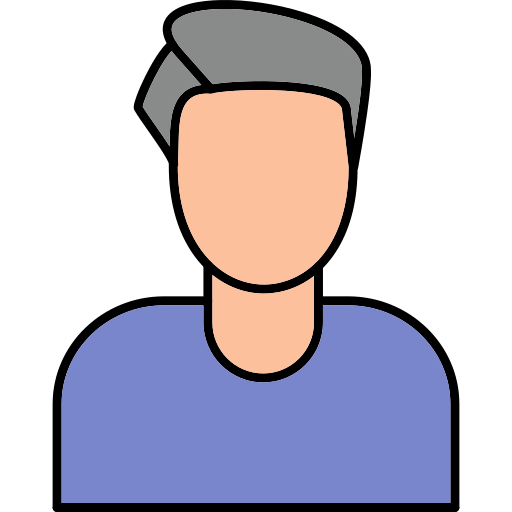 person Generic Thin Outline Color icon