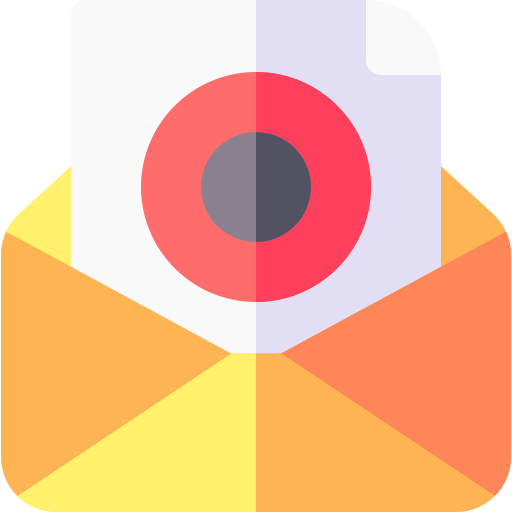 Mail Basic Rounded Flat icon