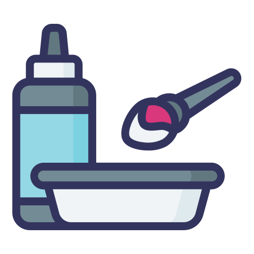 Hair dye Generic Outline Color icon