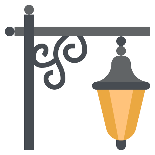 straßenlampe Surang Flat icon