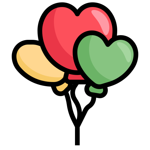 Balloon Surang Lineal Color icon