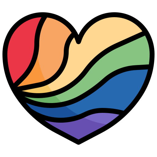 corazón Surang Lineal Color icono