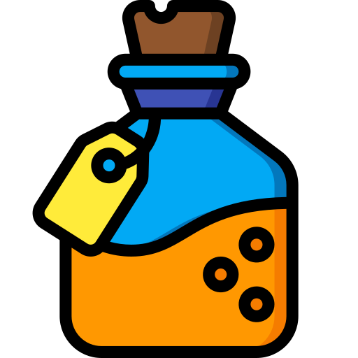 Bottle Basic Miscellany Lineal Color icon